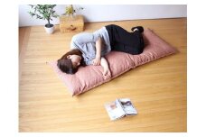 【 洛中高岡屋 】うたた寝にちょうどいい寛ぎのアイテム カバータイプごろ寝敷きふとん（ピンク系）