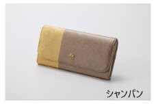 【金箔押　山村】DAYBREAK 長財布 （シャンパン）