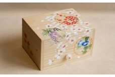 【箱藤商店】桐製小引き出し（ドロワーボックス）〈京都日本画絵師絵付け〉