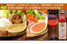 【anyone】京都の農家が作った京野菜入りこだわり3品（鍋つゆ2種・スムージー）