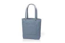 【一澤信三郎帆布】綿帆布製手さげかばん No.117／青ねず