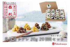 【高島屋選定品】京つけもの西利 乳酸菌ラブレ20g（20日間セット）10種各2個/計20個