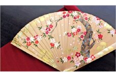 【舞扇堂】金銀箔押し手描き檜扇 桜・紅葉