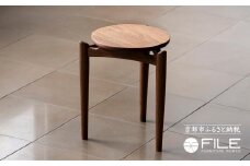 【FILE FURNITURE WORKS】スツール（FH1-F Stool）［ 京都 家具 インテリア 椅子 イス おしゃれ 人気 おすすめ 国産 職人 一点もの オーダー 東京 田園調布 ショールーム 通販 送料無料 ふるさと納税  ］