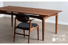 【FILE FURNITURE WORKS】ダイニングテーブル（DT-3 Dining Table）［ 京都 家具 インテリア テーブル おしゃれ 人気 おすすめ 国産 職人 一点もの オーダー 東京 田園調布 ショールーム 通販 送料無料 ふるさと納税  ］