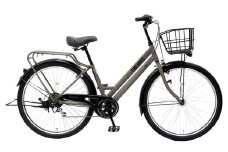 《9月末までの限定寄付額》完成品でお届け！シティサイクル 27.5インチ 通勤 通学 オートライト シマノ製外装６段変速《8月下旬頃発送》［京都 自転車 シティサイクル 人気 おすすめ スポーツ アウトドア ツーリング ブランド メーカー］FAT-FBFT2756 【マットミリタリーブラウン(H56T)】