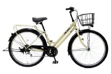 《9月末までの限定寄付額》完成品でお届け！ シティサイクル 27.5インチ 通勤 通学 オートライト シマノ製外装６段変速 《8月下旬頃発送》［京都 自転車 シティサイクル 人気 おすすめ スポーツ アウトドア ツーリング ブランド メーカー］FAT-FBFT2756【マットベージュ(C99T)】