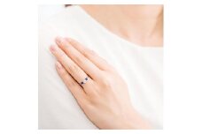 【高島屋選定品】＜京セラ＞クレサンベール＜ブルーサファイア／天然ダイヤモンド ＞PTリング PT900 リング カジュアル 9月誕生石 ［ 京都 宝石 ジュエリー 人気 おすすめ 高級  特別 おしゃれ ファッション ブランド ダイヤ サファイア ］