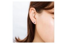 【高島屋選定品】＜京セラ＞クレサンベール＜ブルーサファイア／ダイヤモンド ＞PT900 ピアス カジュアル 9月誕生石［ 京都 宝石 ジュエリー 人気 おすすめ 高級  特別 おしゃれ ファッション ブランド ダイヤ サファイア ］
