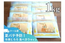 【芋家なか吉】丹波山の芋すりおろし 冷凍 とろろ１kg (10パック) ［ 京都 芋 いも イモ 便利 小分け 新鮮 人気 おすすめ お取り寄せ 通販 ふるさと納税 ］
