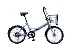 《9月末までの限定寄付額》折りたたみ自転車 20インチ オートライト FINEBIKE ロキシー 通勤通学街乗り自転車  シマノ製外装６段変速 丸石サイクル 《8月下旬頃発送》［京都 自転車 シティサイクル 人気 おすすめ スポーツ アウトドア ツーリング ブランド メーカー］ROXY-FBFD206【スチールグレー（N03E）】