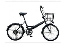 《9月末までの限定寄付額》折りたたみ自転車 20インチ オートライト  FINEBIKE ロキシー 通勤通学街乗り自転車  シマノ製外装６段変速 丸石サイクル 《8月下旬頃発送》［京都 自転車 シティサイクル 人気 おすすめ スポーツ アウトドア ツーリング ブランド メーカー］ROXY-FBFD206【マットブラック（K41T）】