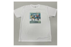 【京都市交通局】“地下鉄に乗るっ”10周年記念デザインＴシャツ（ホワイト／Ｍサイズ）