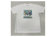 【京都市交通局】“地下鉄に乗るっ”10周年記念デザインＴシャツ（ホワイト／Ｌサイズ）