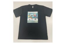 【京都市交通局】“地下鉄に乗るっ”10周年記念デザインＴシャツ（ブラック／Ｍサイズ）