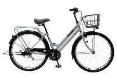 《9月末までの限定寄付額》完成品でお届け！シティサイクル 27.5インチ 通勤 通学 オートライト シマノ製外装６段変速《8月下旬頃発送》［京都 自転車 シティサイクル 人気 おすすめ スポーツ アウトドア ツーリング ブランド メーカー ふるさと納税］FAT-FBFT2756【クールグレー(N14E)】