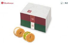 【高島屋選定品】【鼓月】姫千寿せんべい二段箱［ 京都 老舗 和菓子 千寿せんべい 有名店 和菓子 抹茶 クリーム 人気 おすすめ お菓子 スイーツ お取り寄せ 通販 ギフト プレゼント 贈答 ふるさと納税 ］