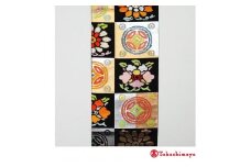 【龍村美術織物】龍村錦帯 袋帯 遠州七宝錦 黒【高島屋選定品】