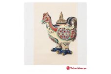 【龍村美術織物】龍村錦帯 袋帯 彩釉鳳凰錦 白茶【高島屋選定品】