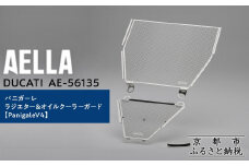 【AELLA】DUCATI パニガーレ｜ラジエター＆オイルクーラーガード  (PanigaleV4) AE-56135 ［ 京都 バイク カスタム パーツ 人気 おすすめ ツーリング ライダー バイカー メーカー ギア ドゥカティ お取り寄せ 通販 ふるさと納税 ］