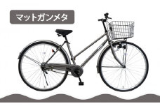 【エイリン】【組立済み発送】＜色選択可能＞シティサイクル27型 SW27E［ 京都 自転車専門店 完成車でお届け 27インチ シティ サイクル スポーティー タイプ おしゃれ 人気 おすすめ 自転車 街乗り スポーツ アウトドア ギフト 通販 送料無料 ふるさと納税 ］【マットガンメタ】