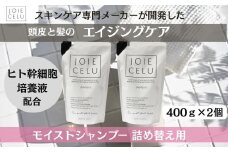 【ジョワセル】モイストシャンプー ＜詰め替え用パウチ＞ 2個 ［ 京都 美容 ブランド 詰め替え シャンプー まとまる うるおう 美髪成分 人気 おすすめ ヘアケア エイジングケア お取り寄せ 通販 送料無料 ふるさと納税 ］	