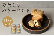 【甘党茶屋京梅園】みたらしバターサンド10個入り［ 京都 お菓子 和菓子 スイーツ 人気 おすすめ おいしい ギフト お取り寄せ 通販 送料無料 ふるさと納税 ］