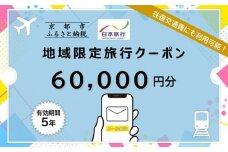 京都府京都市日本旅行地域限定旅行クーポン60,000円分（Eメール発行）(ホテル、旅館、宿泊)［ 京都 旅行 クーポン ホテル 旅館 宿泊 観光 グルメ 人気 おすすめ ふるさと納税 ］