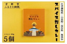 【きょうのおだし】スパイスだしカレー 5食入［ 京都 削り節屋 おだしのプロ スパイスカレー 人気 おすすめ 無添加 おいしい お取り寄せ 通販 送料無料 ふるさと納税 ］