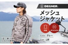 【デグナー】メッシュジャケット[23SJ-1]〈グレー・LWサイズ〉｜京都 バイクギア 人気ブランド バイク［ 京都 バイク バイクギア 人気ブランド 人気 おすすめ ツーリング ライダー バイカー お取り寄せ 送料無料 ふるさと納税 ］
