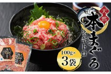天然 本まぐろ ネギトロ　海の宝石 ちりめん海鮮丼本マグロ 2袋 解凍レシピ付  ふるさと納税 ネギトロ まぐろ マグロ 鮪 本マグロ 赤身 切り落とし 海鮮丼 天然 冷凍 京都府 福知山市