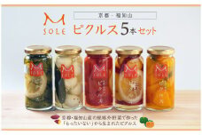 京都・福知山ピクルス　５本セット / ふるさと納税 ピクルス 酢漬け 野菜 規格外野菜 万願寺とうがらし ミニトマト うずら卵 カボチャ サツマイモ 京都府 福知山市