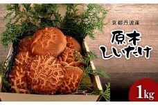 【2025年12月中旬より順次発送！】京都丹波産　原木しいたけ　1kg 【ふるさと納税 しいたけ シイタケ 椎茸 原木 自家栽培 煮物 炒め物 京都府 福知山市】FCFB005