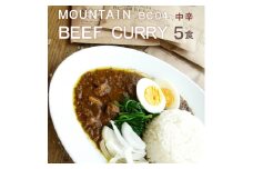 マウンテン ビーフカレー 中辛 ５食セット 牛肉 レトルト レトルトカレー 常温保存 カレー 舞鶴 京都 お取り寄せ グルメ 中辛カレー カレーライス 