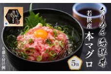 海の宝石 ちりめん 海鮮丼 40g×5袋 若狭産 本マグロ 魚 海鮮 どんぶり 夕食 料理 小分け 冷凍 マグロ丼 まぐろ ふりかけ フレーク