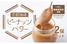 京都 神崎落花生 ピーナッツバター 2個 セット ソラアオ soraao 国産 落花生 ピーナッツ バター ペースト スプレッド 無塩 舞鶴