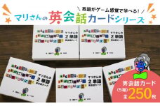 マリさんの２単語英会話カード NO.1～5セット