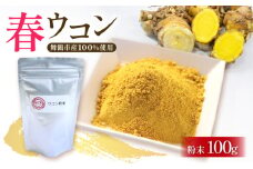 ウコン 粉末 100g 春ウコン 農薬不使用 人気 おすすめ 1万円 10000円 京都 舞鶴