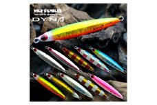 ルアー ダイナ ジグ 5本セット カラー・サイズお任せ【 左右非対称形状 ジグ 釣り用品 釣り具 釣具 釣り アウトドア フィッシング ルアーセット 根魚 鯛 太刀魚 青物 WILD GAMBLER 綾部 京都 】