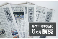 【定期便】あやべ市民新聞６カ月購読（計72回）綾部 京都 新聞 地方新聞 ペーパー ローカル 情報誌 定期購読