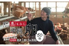 【定期便3ヶ月】 平飼いたまご 50個×3ヶ月間 【 卵定期便 たまご定期便 平飼い卵 非遺伝子組み換え たまご タマゴ 平飼い 卵 国産 もみじ 京都 蓮ヶ峯農場 たまごかけごはん 卵かけごはん たまごかけご飯 綾部 】