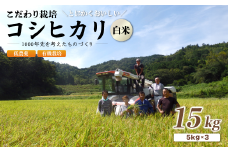 【R7年度 新米先行予約】 京都府産 低農薬 有機栽培コシヒカリ15kg【 米 15キロ 精米 白米 こめ コメ お米 おこめ こしひかり 井上吉夫 米農家 有機栽培米 有機栽培 農家直送 減農薬 綾部市 京都府 】
