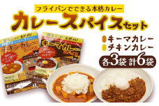 本格 キーマカレー チキンカレー スパイス セット 各3袋 計6袋（1袋4人前） | 簡単 本格 スパイス レシピ カレー セット 小麦粉不使用 グルテンフリー カレー粉 人気 おすすめ 夢叶ベース 京都府 綾部市