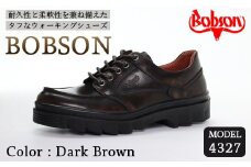 BOBSON 4327 （DARK BROWN） 24.5cm 3E | 靴 紳士靴 メンズ シューズ ビジネス カジュアル ファッション 革靴 牛革 皮製品 日本製 高機能シューズ 濃茶 ダーク ブラウン