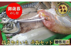 【御歳暮】海の京都 橋立やまいち 干物セット 贈答用 C[ 一夜干し 桜干し ギフト お歳暮 ] [№5716-0376]