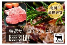 ＜亀岡牛専門店（有）木曽精肉店＞「亀岡牛特選サーロインステーキ＆特選ヒレステーキ(シャトーブリアン)セット」
☆祝！亀岡牛 2023年最優秀賞（農林水産大臣賞）受賞