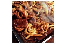 ＜ホルモン亀山＞ みそ焼うどん ホルモン 9種盛セット