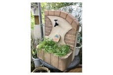 ＜Moon Rabbit＞シャビー・タッププランター ｜ エクステリア ガーデニング 屋外 オブジェ ガーデンファニチャー