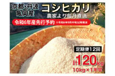 【令和6年産先行予約】米 定期便 10kg×12ヶ月 120kg コシヒカリ 佐伯の里の源流米 希少 農家直送 令和6年産 新米 白米 10キロ 12回 低農薬米 減農薬米 京都丹波産 こしひかり 家計応援 生活応援　※北海道・沖縄・離島配送不可 ※2024年10月以降発送予定
