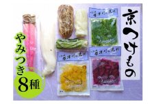 ＜京漬物 音峰漬物本舗＞京都丹波 漬物 厳選 やみつき8種セット《贈り物 贈答 ギフト 誕生日 お中元 お歳暮》